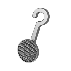 Bondable button with hook