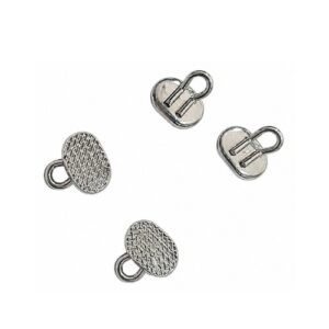 Bondable Buttons W/R Flat Elliptical Base