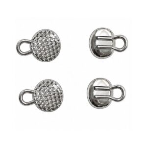 Bondable Buttons W/R Flat Round Base