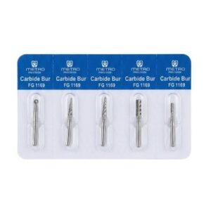 Carbide Tapered Fissure Round End 1169
